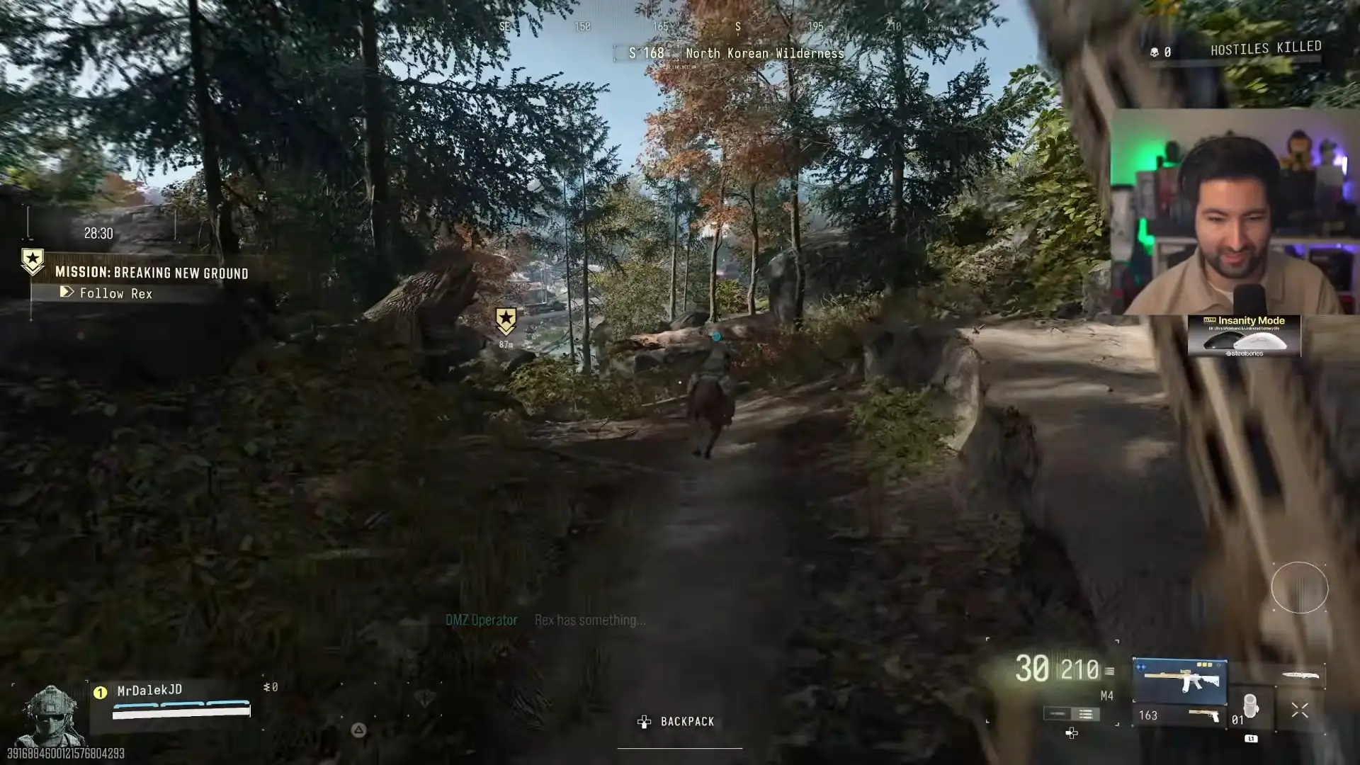 Call of Duty: Modern Warfare 4 DMZ Follow Rex objective in Breaking New Ground