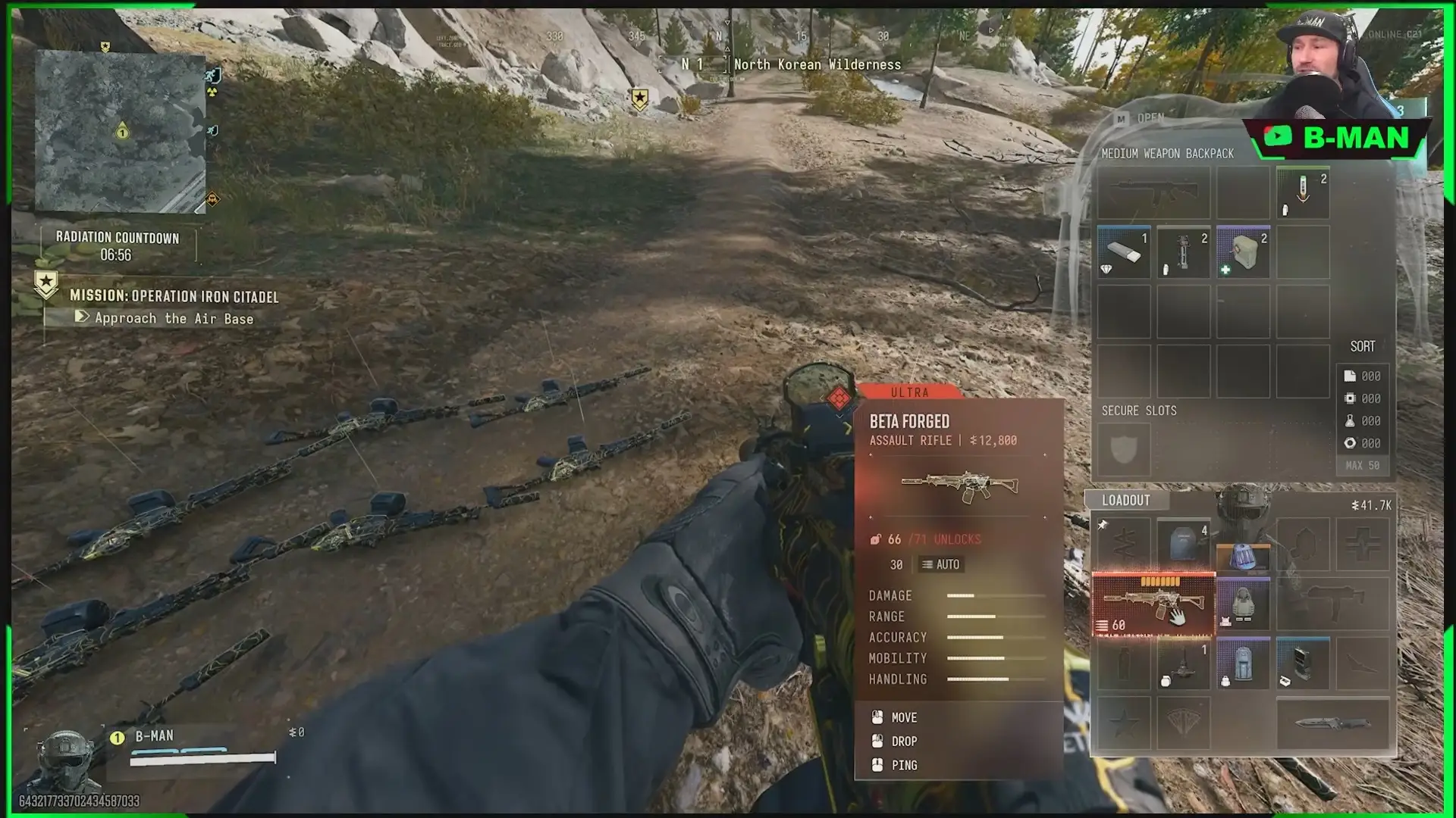 Call of Duty: Modern Warfare 4 weapon in backpack slot
