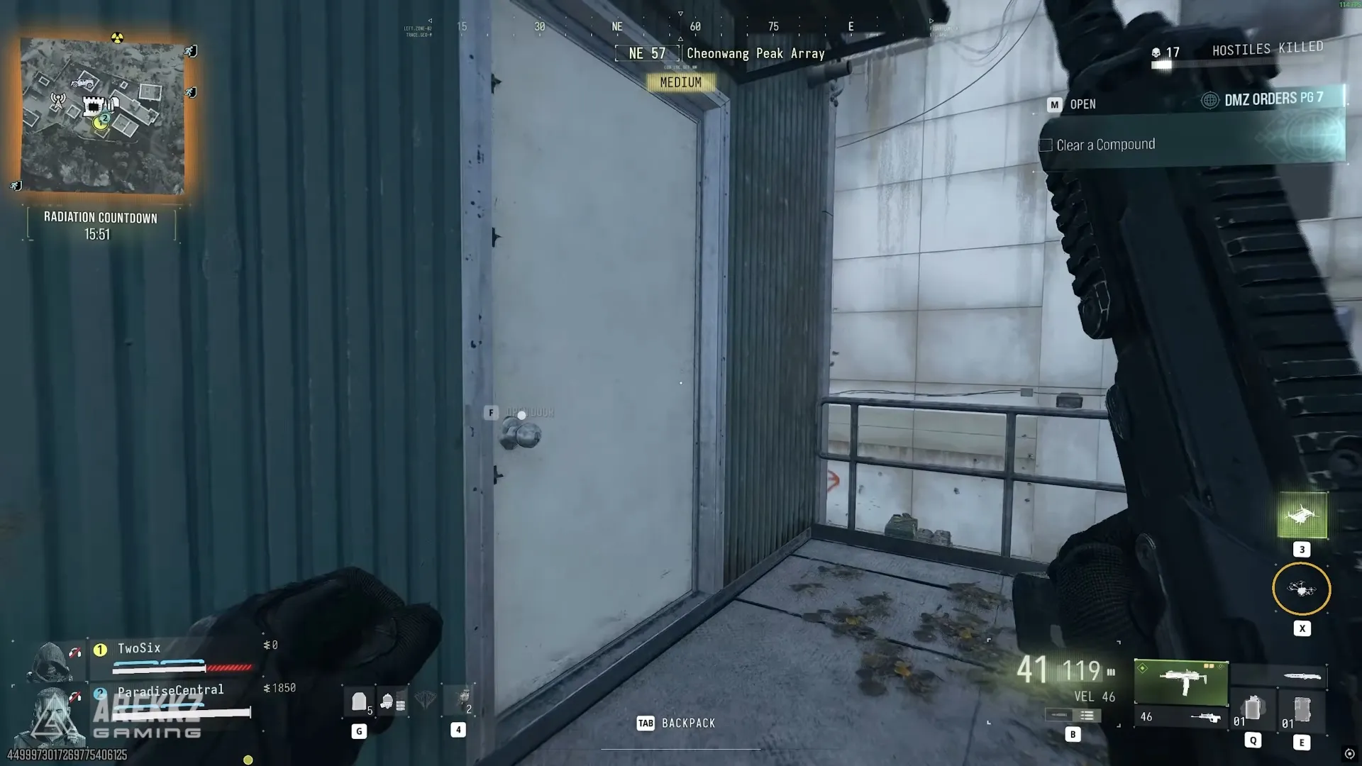 Call of Duty: Modern Warfare 4 upstairs lockers and safe