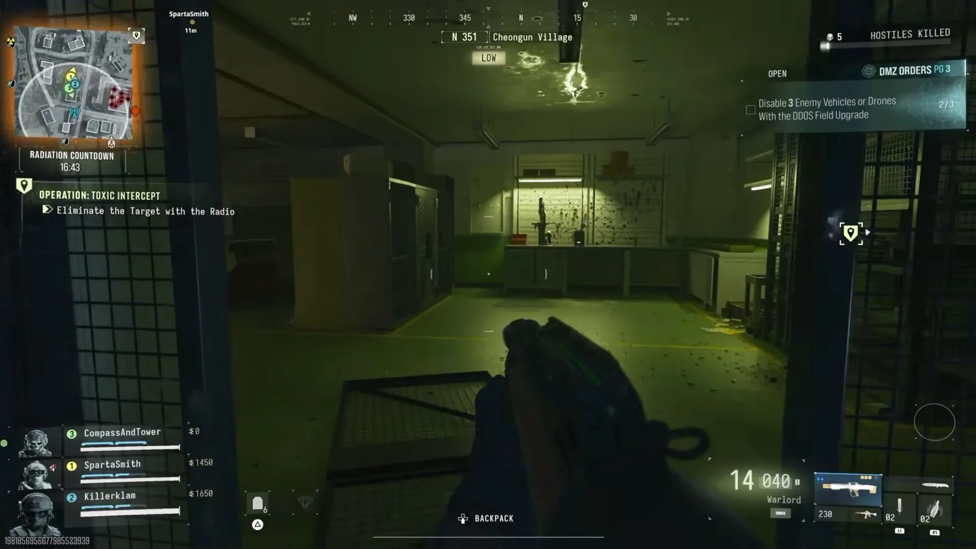 Call of Duty: Modern Warfare 4 blown-open doors near lockers