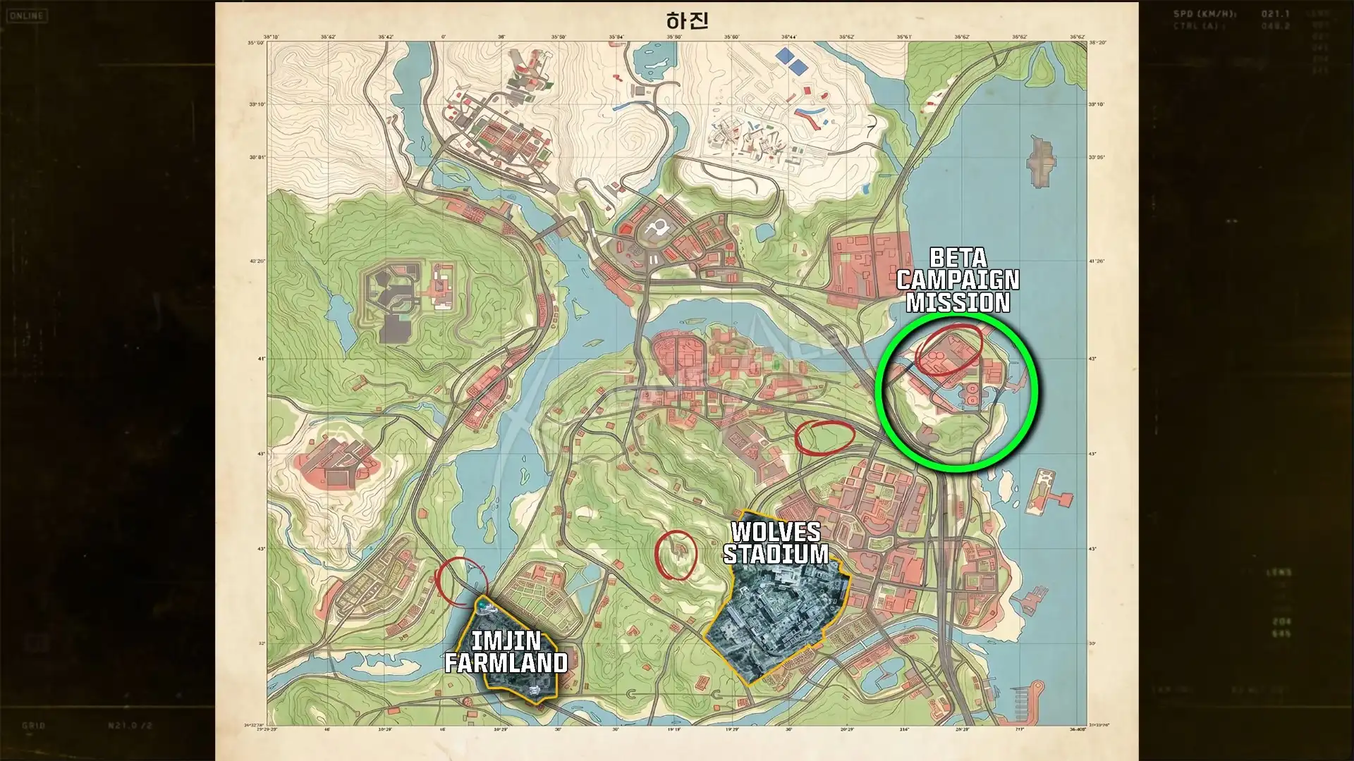 Wolves Stadium on the Hajin map