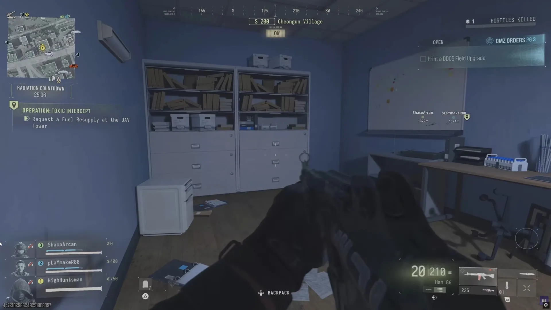 Call of Duty: Modern Warfare 4 yellow cabinet in a clinic room