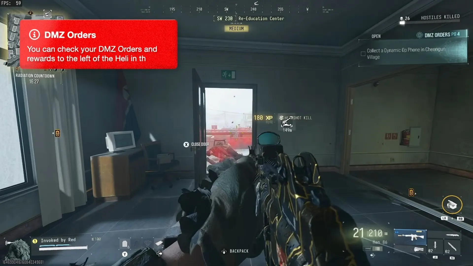 Call of Duty: Modern Warfare 4 DMZ Orders insurance contract rewards