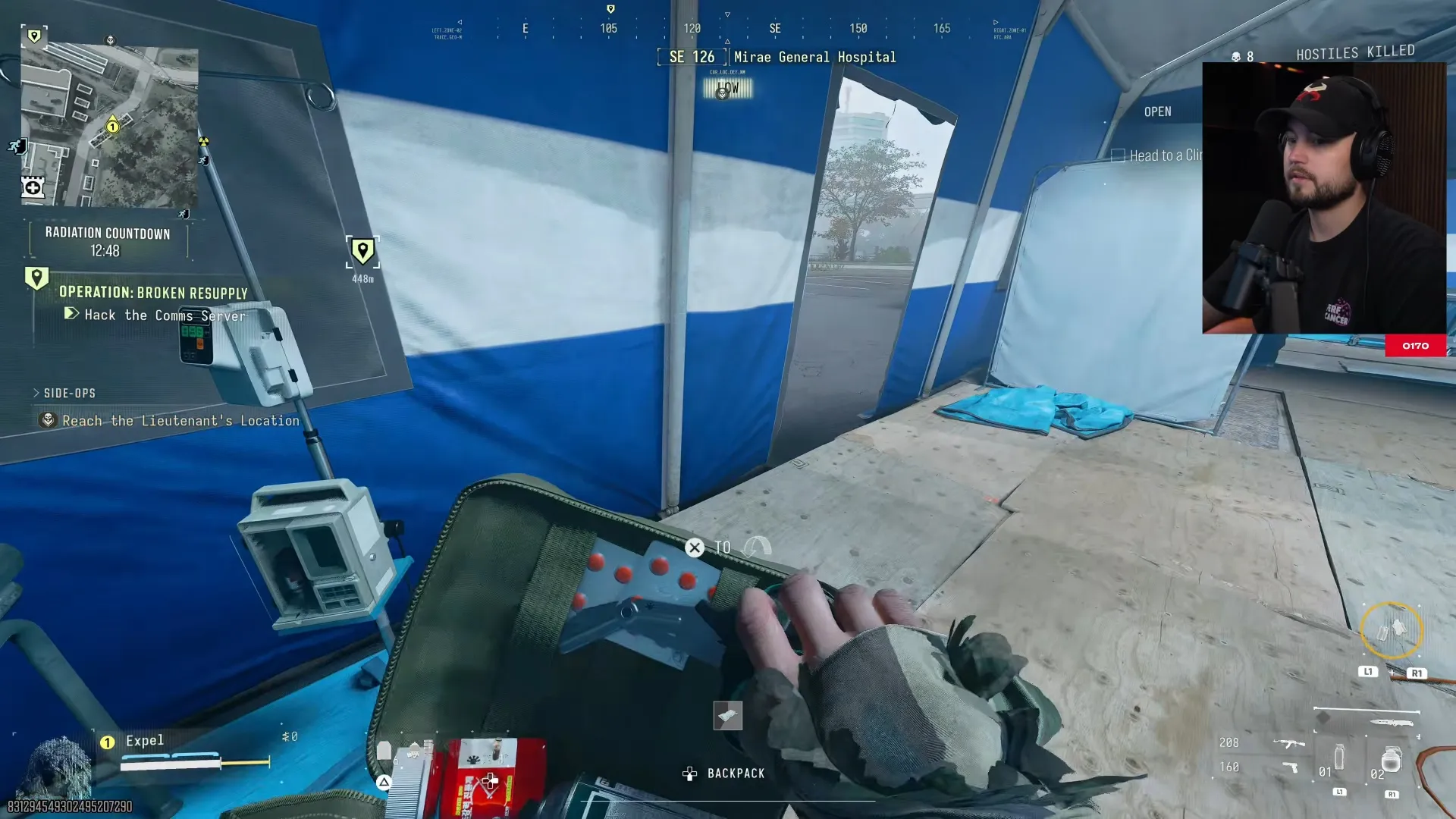 Call of Duty: Modern Warfare 4 medkit equipped in the hospital area