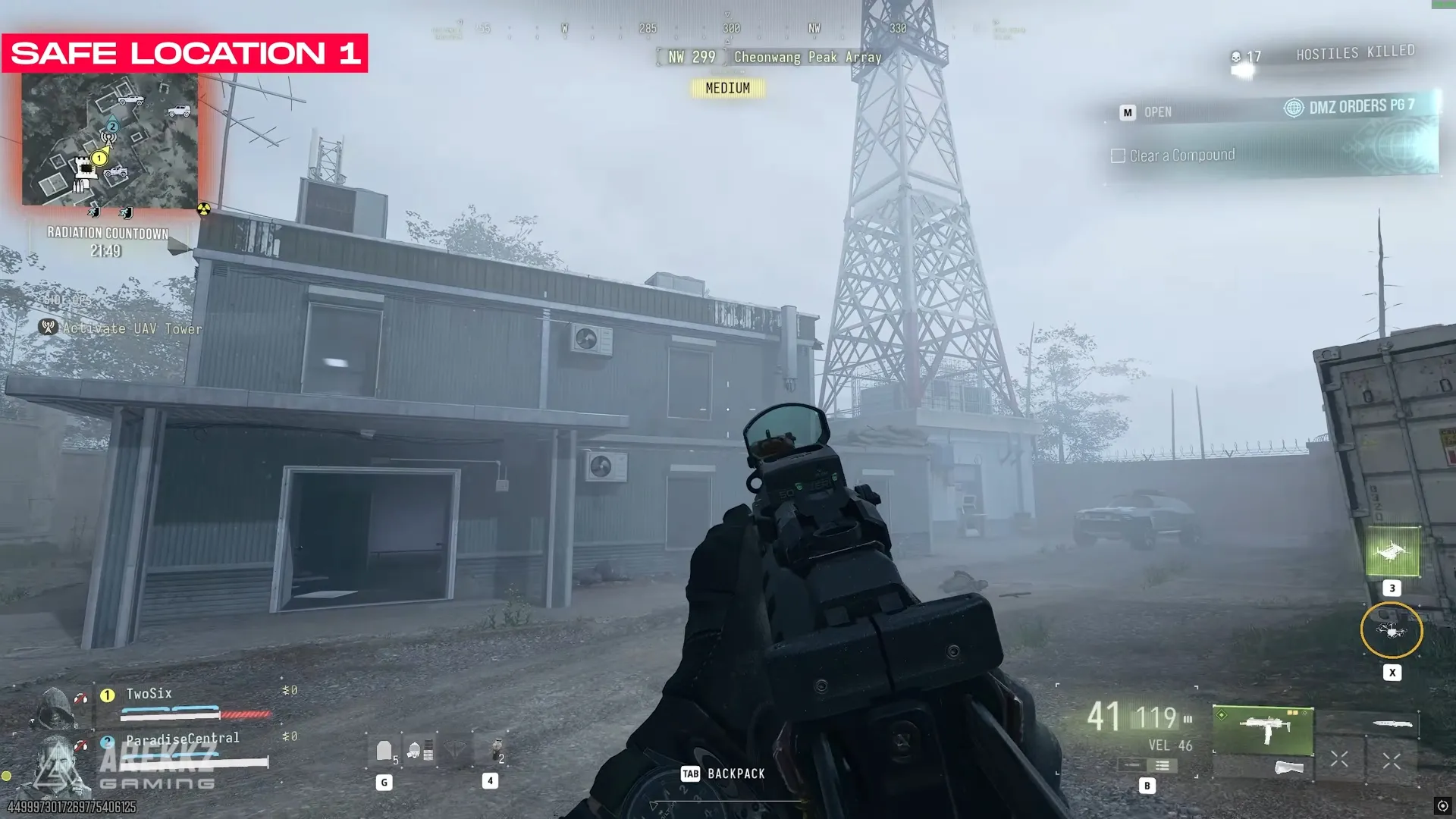 Call of Duty: Modern Warfare 4 blue building exterior