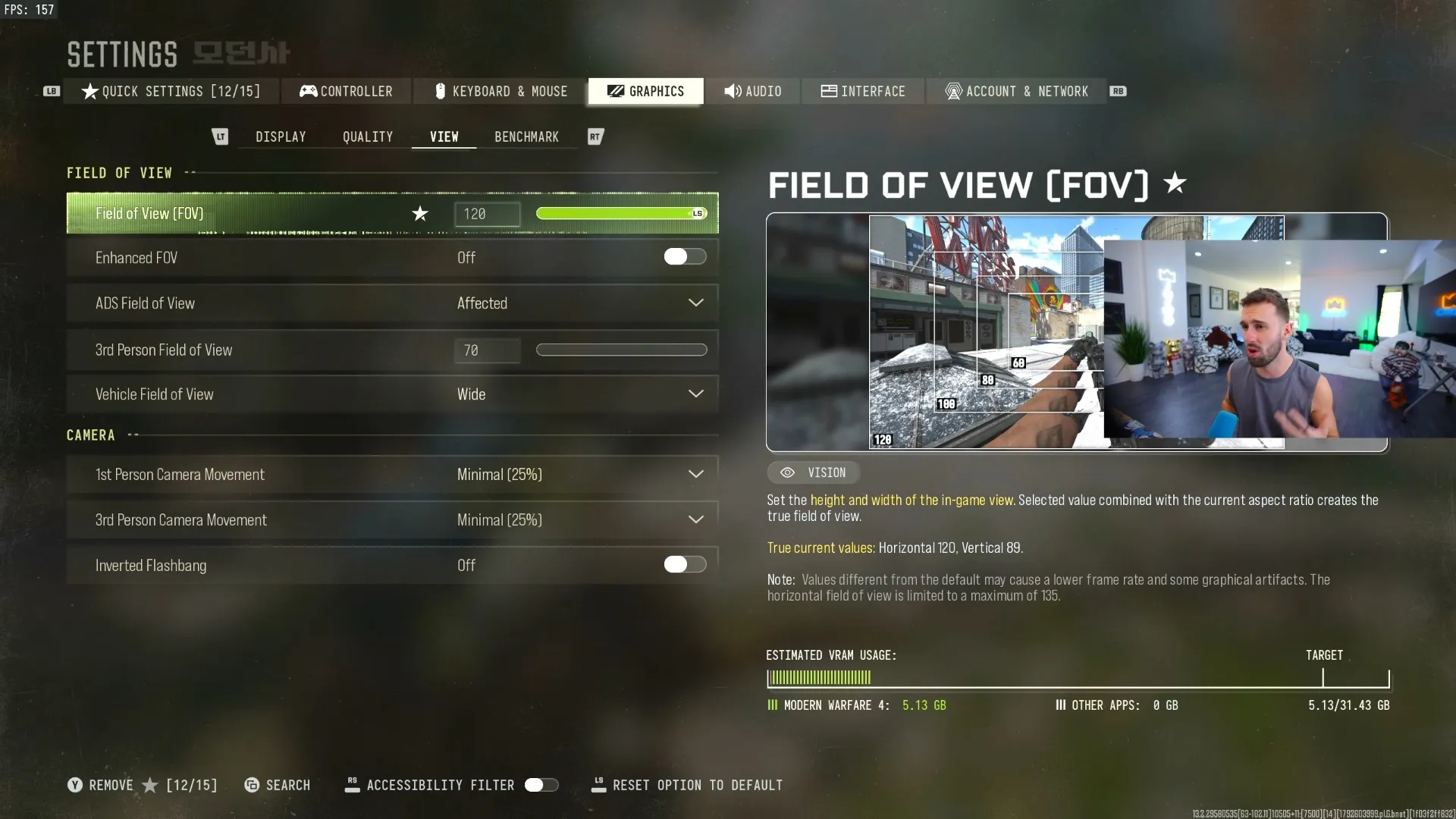 Call of Duty: Modern Warfare 4 field of view options