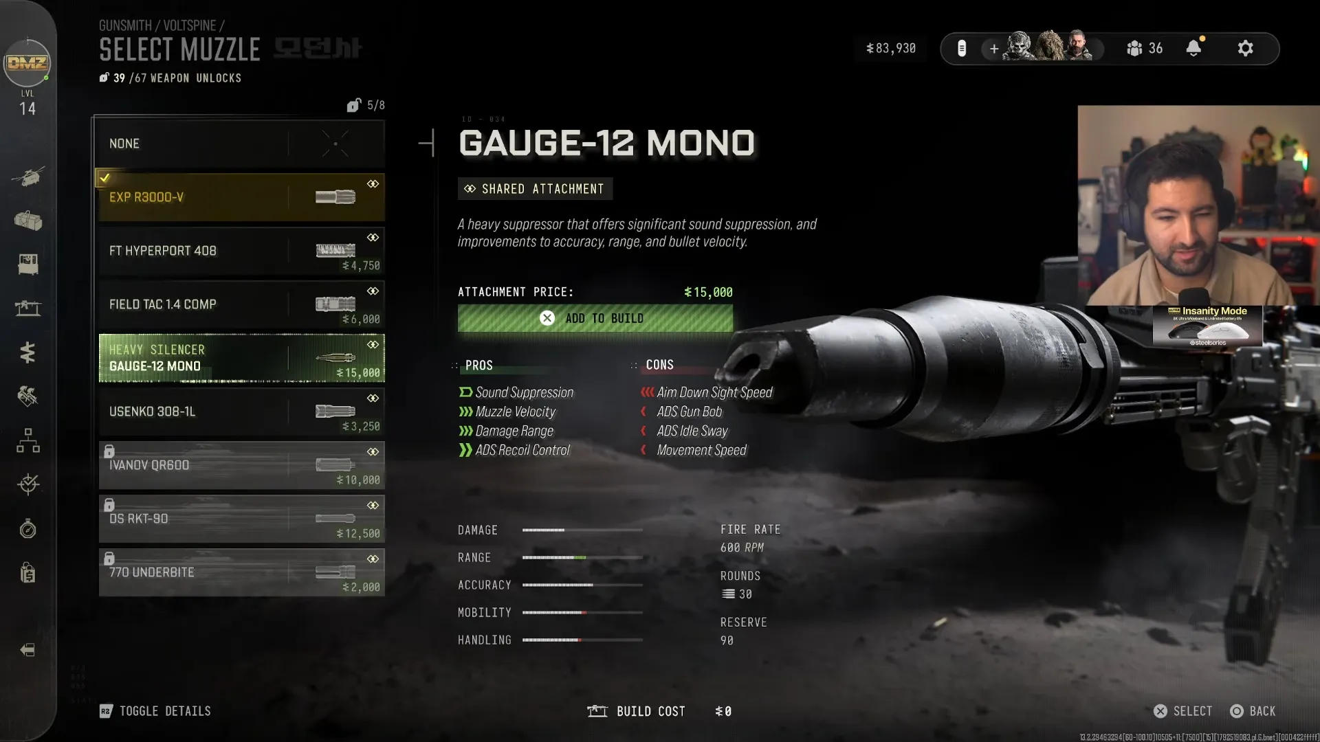 Call of Duty: Modern Warfare 4 suppressor build ready for purchase