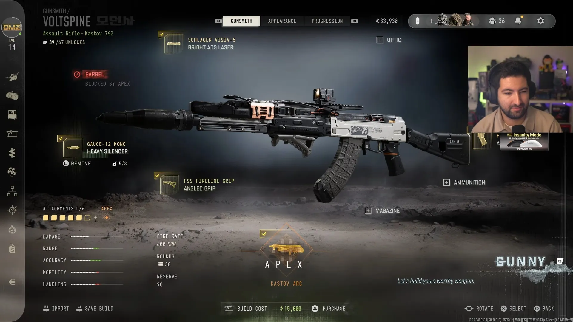 Call of Duty: Modern Warfare 4 weapon selected in Gunsmith
